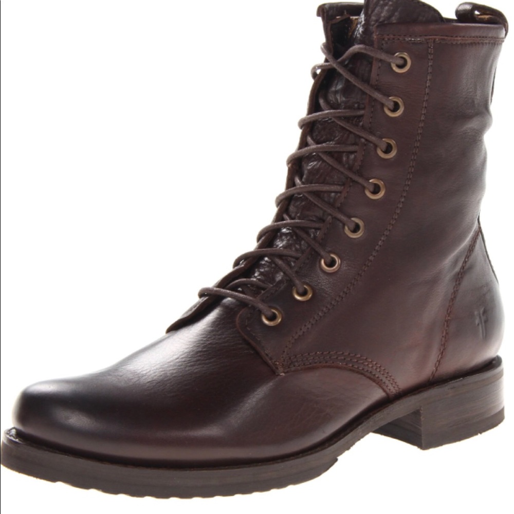 New Frye Veronica Combat Boots